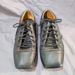 John Fluevog Future Angels Lace Up Square Toe Shoes Men Size 12